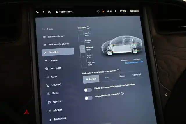 Harmaa Maastoauto, Tesla Model X – VAR-87042