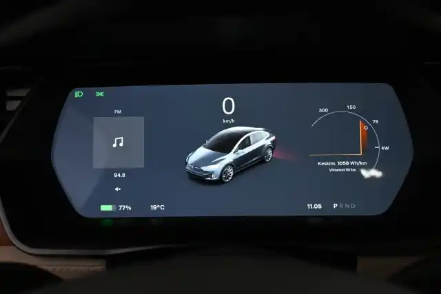 Harmaa Maastoauto, Tesla Model X – VAR-87408