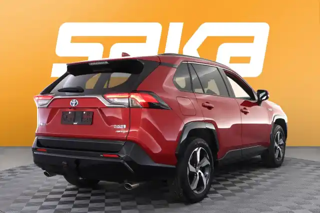 Punainen Maastoauto, Toyota RAV4 Plug-in – VAR-89037