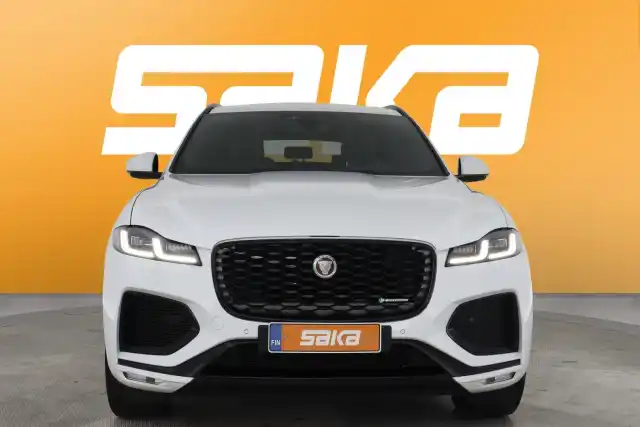 Valkoinen Maastoauto, Jaguar F-PACE – VAR-93783