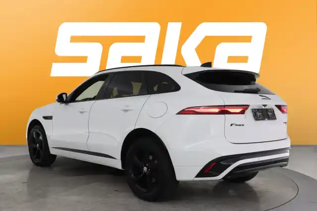 Valkoinen Maastoauto, Jaguar F-PACE – VAR-93783