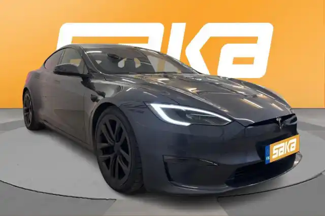 Harmaa Sedan, Tesla Model S – VAR-95029