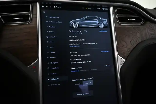 Harmaa Sedan, Tesla Model S – VAR-95519