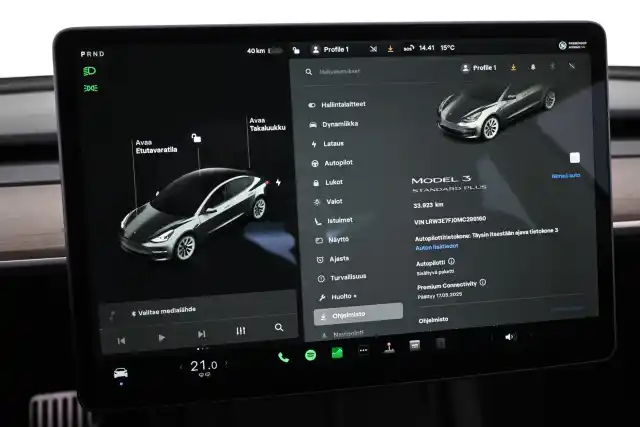 Harmaa Sedan, Tesla Model 3 – VAR-99160