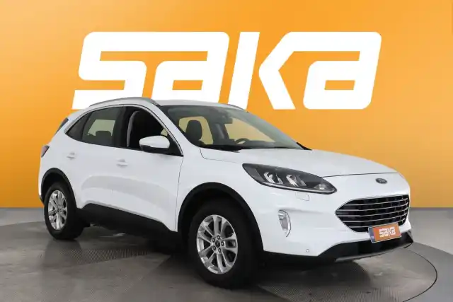 Valkoinen Maastoauto, Ford Kuga – VAR-R40178