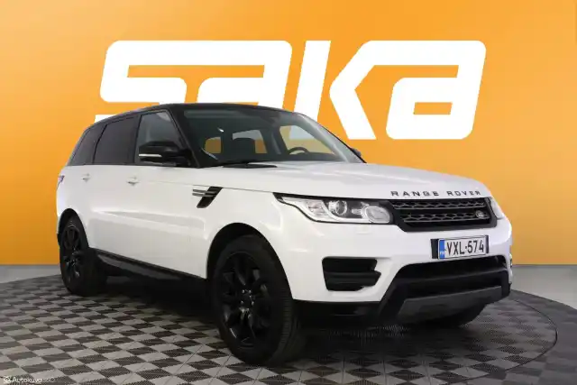 Valkoinen Maastoauto, Land Rover Range Rover Sport – VXL-574