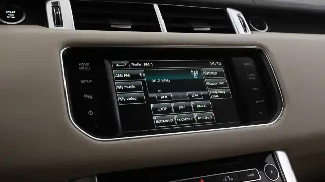 Valkoinen Maastoauto, Land Rover Range Rover Sport – VXL-611