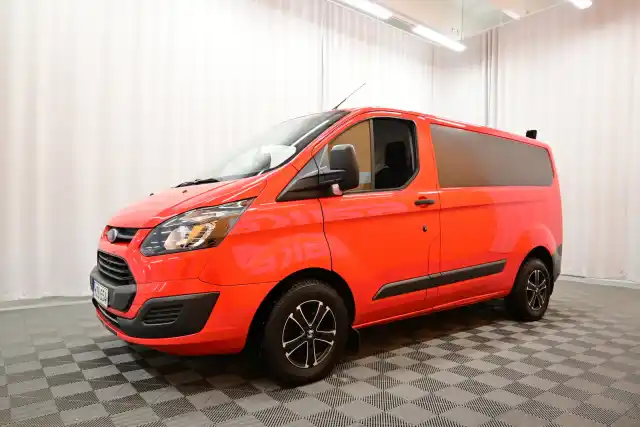 Punainen Pakettiauto, Ford Transit Custom – VZB-554