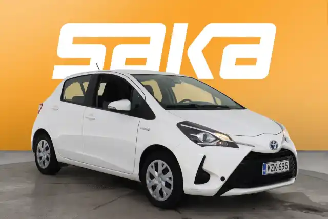 Valkoinen Viistoperä, Toyota Yaris – VZK-695