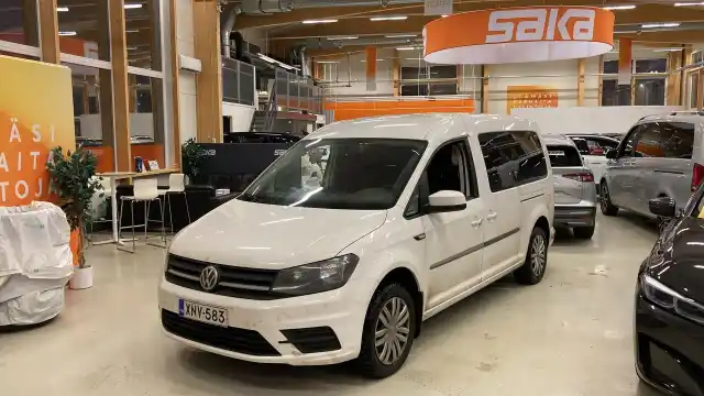 Valkoinen Tila-auto, Volkswagen Caddy Maxi – XNV-583