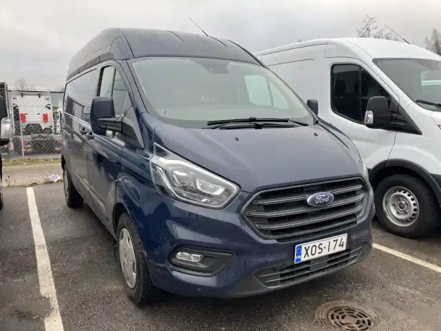 Sininen Pakettiauto, Ford Transit Custom – XOS-174