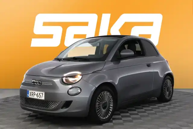 Harmaa Avoauto, Fiat 500e – XRP-657