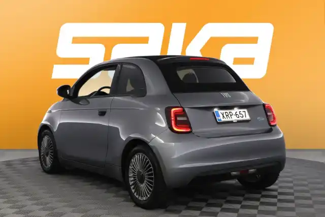 Harmaa Avoauto, Fiat 500e – XRP-657