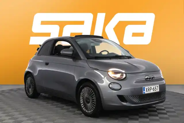 Harmaa Avoauto, Fiat 500e – XRP-657