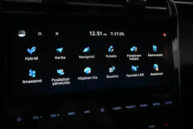 Harmaa Maastoauto, Hyundai Tucson – XSL-411