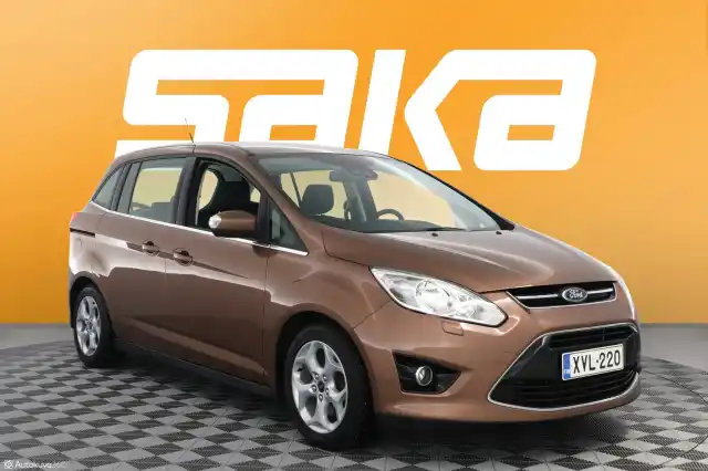 Ruskea (beige) Tila-auto, Ford C-Max Grand – XVL-220