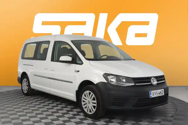 Valkoinen Tila-auto, Volkswagen Caddy Maxi – XVS-462