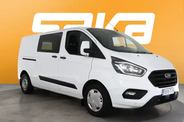 Valkoinen Pakettiauto, Ford Transit Custom – XVX-719