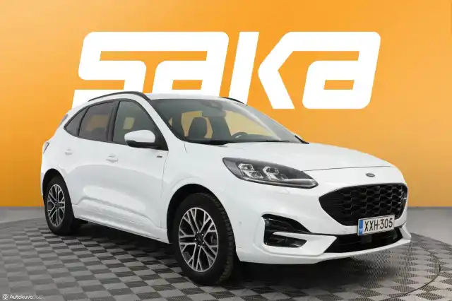 Valkoinen Maastoauto, Ford Kuga – XXH-305