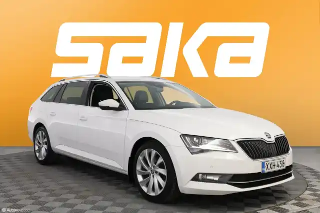 Valkoinen Farmari, Skoda Superb – XXH-438