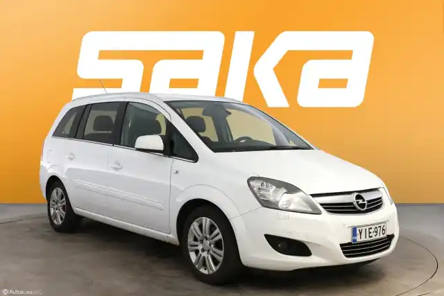 Valkoinen Tila-auto, Opel Zafira – YIE-976