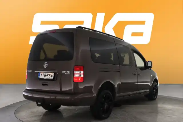 Ruskea (beige) Tila-auto, Volkswagen Caddy Maxi – YIG-854