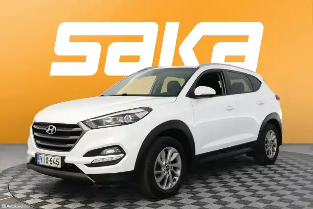 Valkoinen Maastoauto, Hyundai Tucson – YIX-645