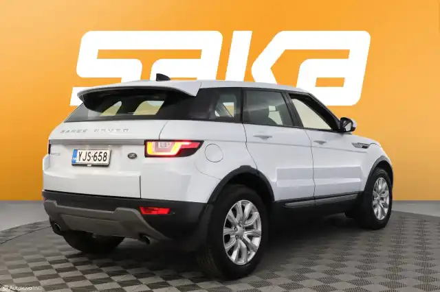 Valkoinen Maastoauto, Land Rover Range Rover Evoque – YJS-658