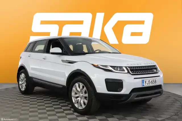 Valkoinen Maastoauto, Land Rover Range Rover Evoque – YJS-658