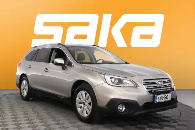 Beige Farmari, Subaru Outback – YKU-501
