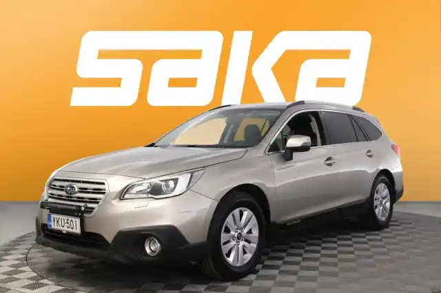 Beige Farmari, Subaru Outback – YKU-501