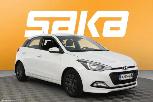 Valkoinen Viistoperä, Hyundai I20 – YVV-495