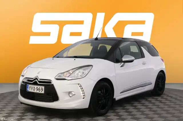 Valkoinen Avoauto, Citroen DS3 – YVX-969