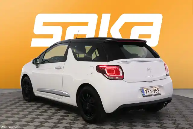 Valkoinen Avoauto, Citroen DS3 – YVX-969