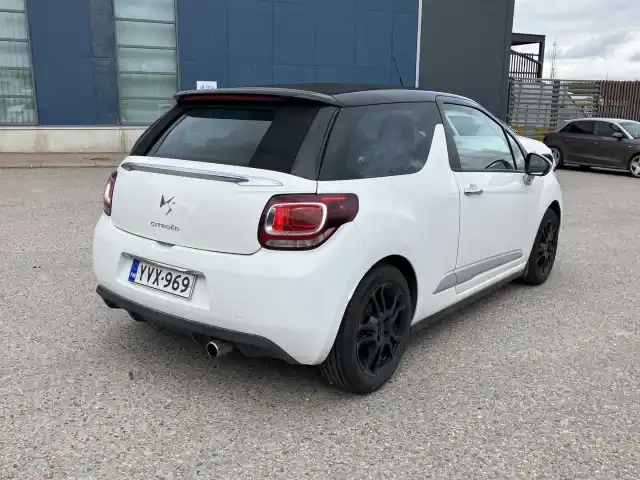 Valkoinen Avoauto, Citroen DS3 – YVX-969