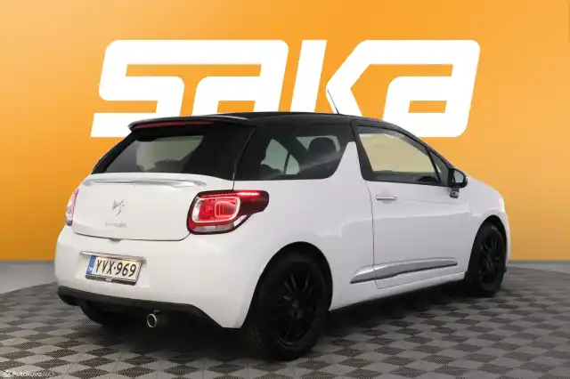 Valkoinen Avoauto, Citroen DS3 – YVX-969