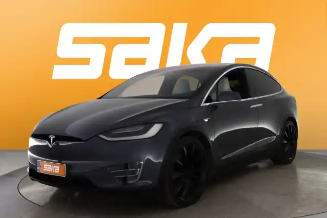 Harmaa Maastoauto, Tesla Model X – YXX-582