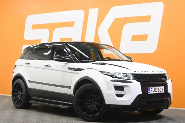 Valkoinen Maastoauto, Land Rover Range Rover Evoque – ZJX-307