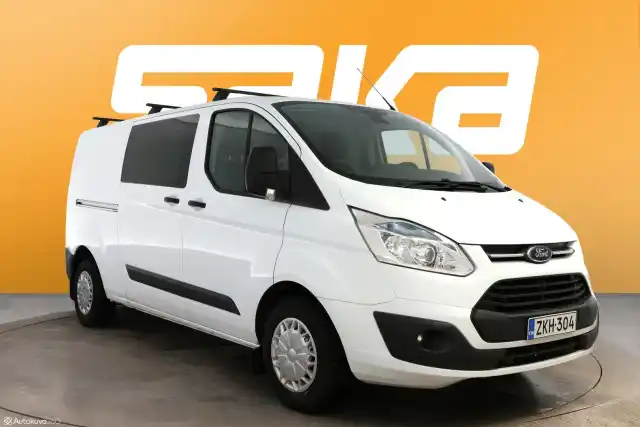 Valkoinen Pakettiauto, Ford Transit Custom – ZKH-304