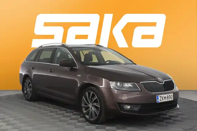 Ruskea (beige) Farmari, Skoda Octavia – ZKM-890