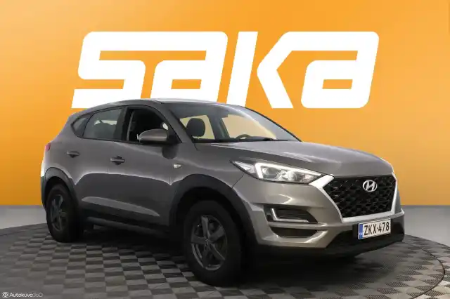 Harmaa Maastoauto, Hyundai Tucson – ZKX-478