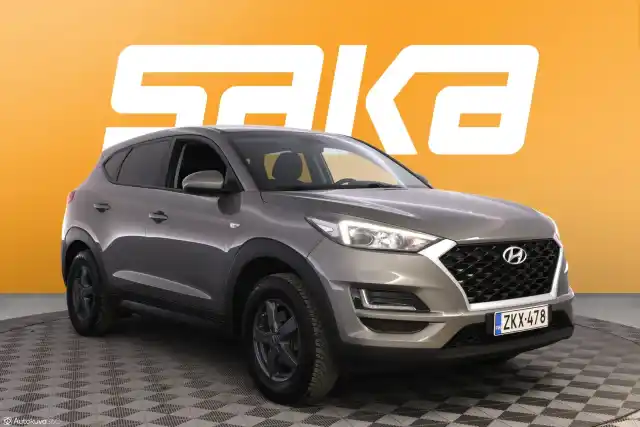 Harmaa Maastoauto, Hyundai Tucson – ZKX-478