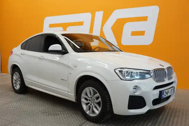 Valkoinen Maastoauto, BMW X4 – ZMP-137