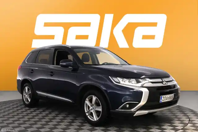 Sininen Maastoauto, Mitsubishi Outlander – ZOA-688