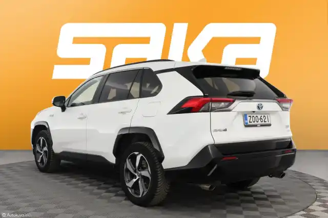 Valkoinen Maastoauto, Toyota RAV4 PLUG-IN – ZOO-621