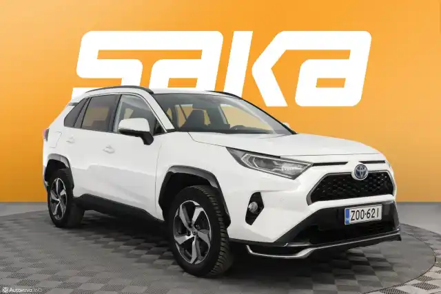 Valkoinen Maastoauto, Toyota RAV4 PLUG-IN – ZOO-621